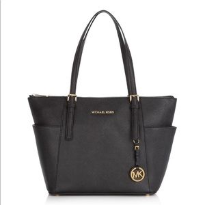 MICHAEL Michael Kors Jet Set Leather Tote